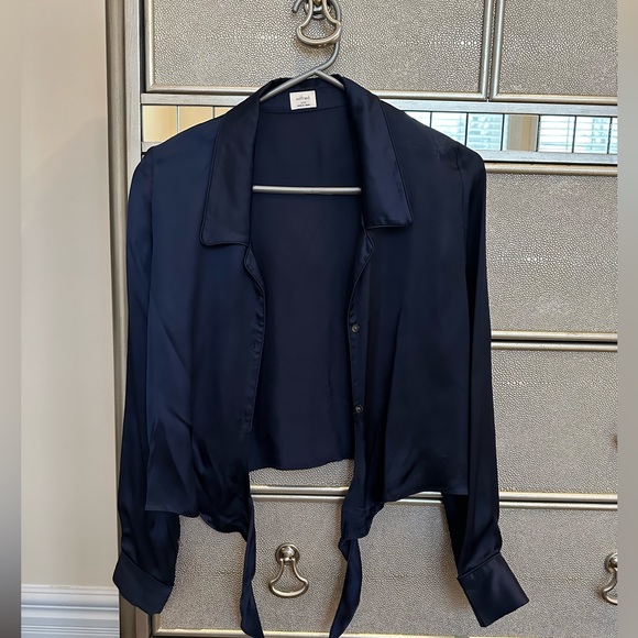 Wilfred Tie Front Blouse - Picture 5 of 9